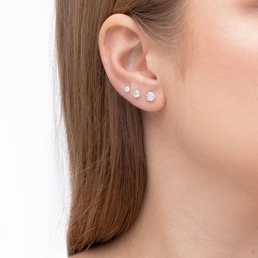 Brinco Trio Zircônia